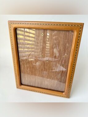 Vintage Teak Wood 8x10 Photo Frame